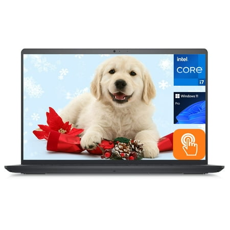 Dell [Windows 11 Pro] Newest Inspiron 3000 Touchscreen Laptop, 15.6" FHD (1920 x1080) Display, 11th Intel Core i7-1165G7 (Quad-Core), 32GB RAM, 1TB PCIe SSD, HDMI, WiFi, Webcam, SD Card Reader, Black