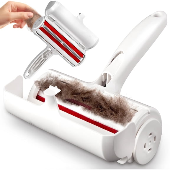 Kawihcie Pet Hair Remover Reusable Multi-Surface Lint Roller, White