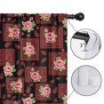 thumbnail image 4 of Pioneer Flower Floral Print Pattern Insulated Teens Curtains Set Of 2, Bedroom Essentials, Toddler Room Decor 52"x63", 4 of 5
