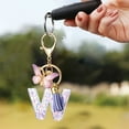thumbnail image 3 of Elegant Fashion Key Chain with 26-Letter Pendant and Tassel, Gradient Design for Backpacks or Car Keys, Multi-Functional Accessory for Daily Style, 3 of 5