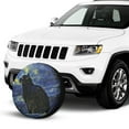 thumbnail image 2 of Kll Shambhala Cat In Van Gogh Impressionist Tire Cover,Universal Wheel Tire Cover For Trailer, Rv, Suv, Truck,Camper And Many Vehicle,(15 Inch), 2 of 7