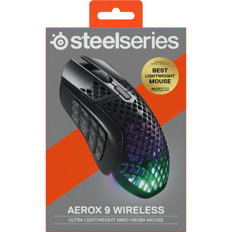 SteelSeries Aerox 9 Wireless Ultra Lightweight Gaming Mouse