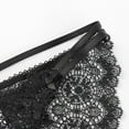 thumbnail image 4 of Hfnxid Women's Lace Bikini Panty Mesh Low Waist String Panties Underwear, 4 of 5