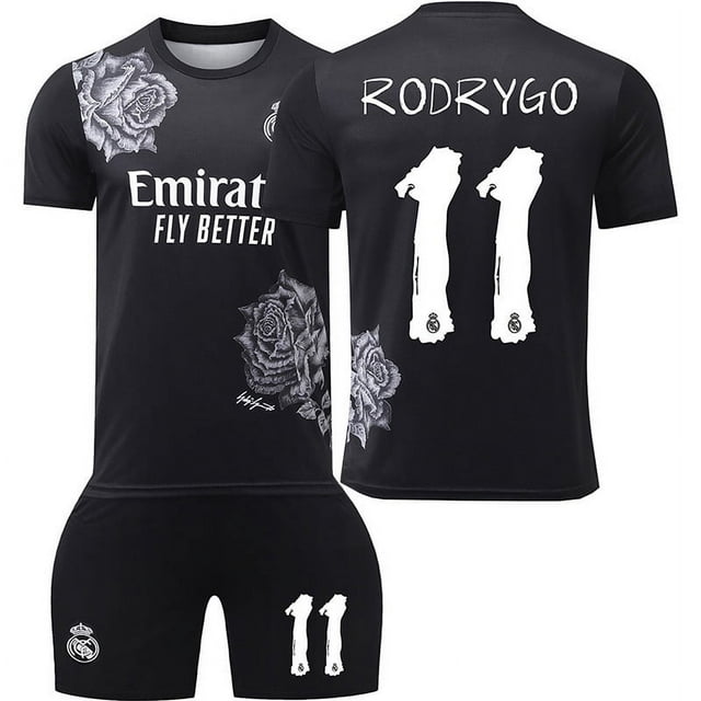 Ensemble de Maillot d'Entraînement de Football pour Hommes 2425; Ensemble de Maillot de Football RODRYGO 11# Maillot d'Entraînement de Football