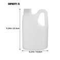 thumbnail image 4 of 2pcs Plastic Jug With Handle For Liquid Storage Versatile Lidded Container For Kitchen Leak-Proof Storage Bottles Beverages Smoothie Bottle 2l, 4 of 8