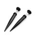 thumbnail image 4 of Pendientes Sunnimix Punk Acero Inoxidable Negro Mujer, 4 of 8