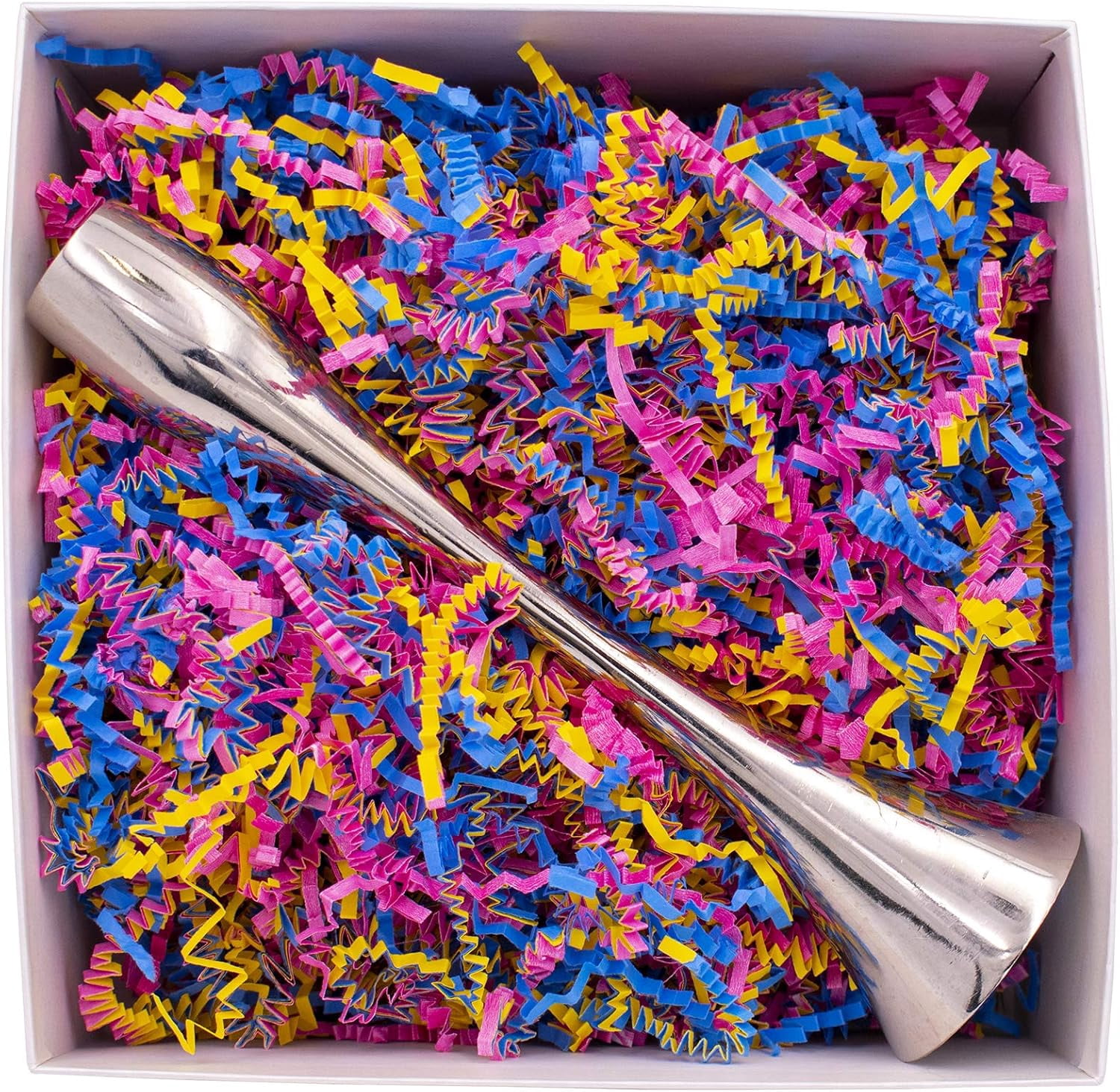 3-Ply Crinkle Cut Shredded Paper, 2 lbs, Fiesta Mix