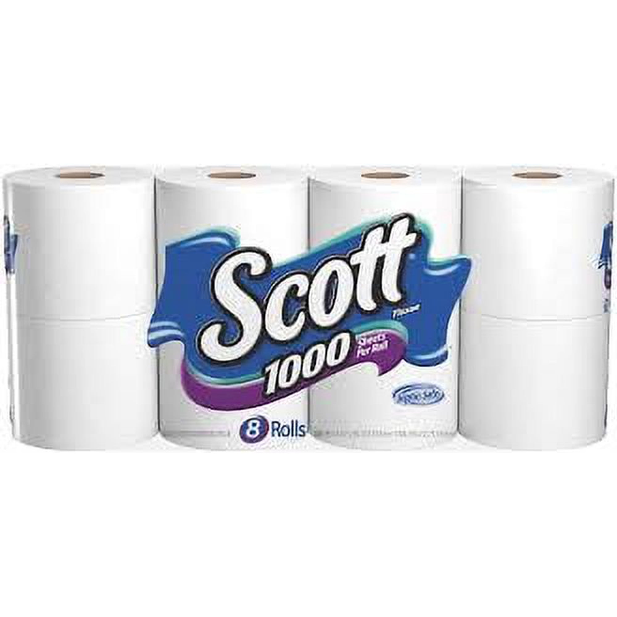 Scott 1000 Sheets Per Roll, 12 Toilet Paper Rolls, Bath Tissue