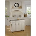 thumbnail image 1 of Homestyles Create-a-Cart Chariot de Cuisine Roulant en Bois, Blanc Cassé, 1 of 10