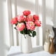 thumbnail image 3 of Tifuly 12 flores artificiales de rosa rosa, realista, ramo de rosas de seda falsas para bodas, fiestas, hogar, centro de mesa, hotel, oficina Tifuly NA, 3 of 6