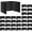 30 Pack, variant on Black 24-Pack Desk Dividers for Students, Waterproof Durable Plastic Study Carrel Dividers, Easy to Clean, Privacy Classroom Shield Folder Boards for Student Desk
