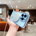 thumbnail image 3 of For iPhone 15 Pro Max Luxury Magsafe Magnetic Cute Plating Frame Phone Case For iPhone 11 12 13 14 16 Plus Lens Protective Cover tzw, 3 of 6