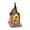B, variant on D Led Warm Light Christmas Resin House Decor, Mini Village Landscape Ornament With Cozy Glow, Holiday Gift For Home And Tabletop