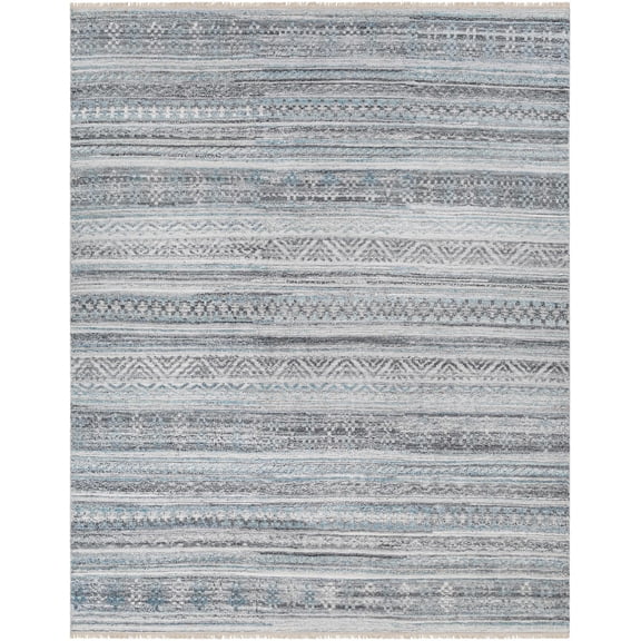 BoutiqueRugs Adda Southwestern Runner Rug - Navy, Slate Blue, Black - 2'6" x 8' Runner