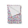thumbnail image 2 of Diamonds Soft Flannel Fleece Blanket, Digitally Composed Illustration of Many Shapes of Colorful Stones Feminine Pattern, Cozy Plush for Indoor and Outdoor Use, 60" x 80", Multicolor, by Ambesonne, 2 of 5