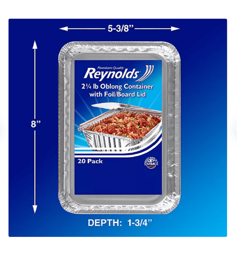 Reynolds 9 Round Foil Take Out Containers with Lids (20 ct.) - Sam's Club