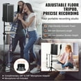 thumbnail image 3 of KFFKFF Acoustic Isolation Panel, Quintuple-Panel Configuration, Mobile Studio Microphone Sound Dampener, Comes with Pop Filter, Modifiable Floor Support & Mic Connector, Works with Blue Yeti, 3 of 9
