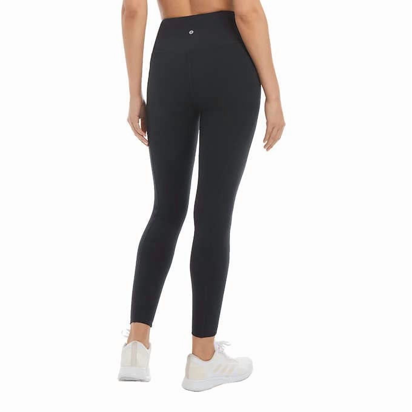 Danskin Ladies' Size XXL High Rise Brushed Legging, Black