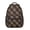 Brown and Black, variant on Purple and Black Wavy Checkered Backpack for School, Cute School Bag with Adjustable Shoulder Straps and Padded Back, 15.3"x11"x6.7"