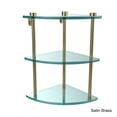 thumbnail image 5 of Three Tier Corner Glass Shelf - Satin Nickel, 5 of 5