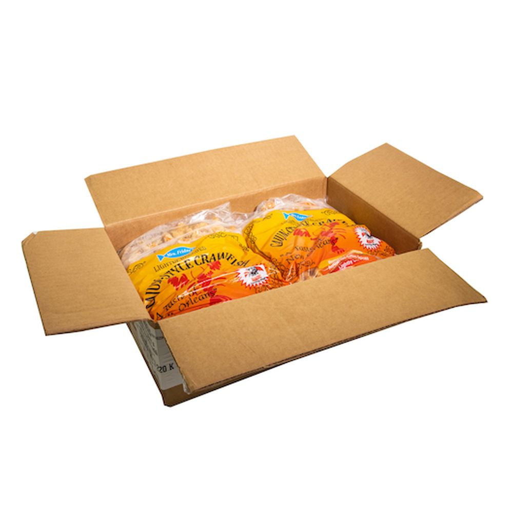 King and Prince Cajun Lightly Breaded Spicy Crawfish, 2.5 Pound - 4 per case.
