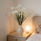 thumbnail image 4 of YiJuHui Artificial Flowers Spring Orchid Bouquet Lifelike Silk Floral Arrangements for Wedding Centerpiece Home Decor Office Table Vase Filler, 4 of 6