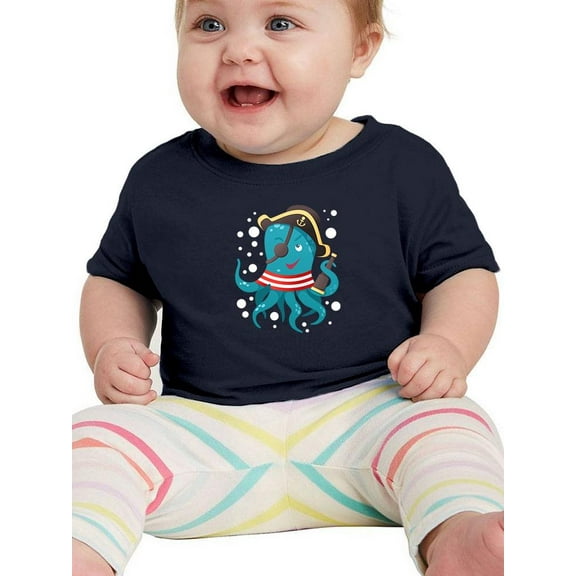 Jolly Pirate Octopus T-Shirt Infant -Image by Shutterstock, 18 Months