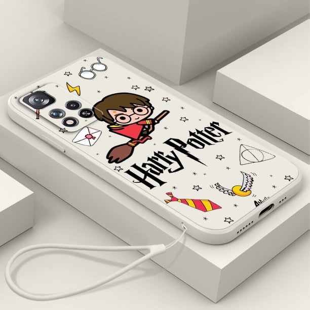 Cartoon Logo Potters Wand Harries Phone Case For Xiaomi Redmi Note 11 11S 11T 10S 10 9S 9T 9 8T 8 Pro Plus 5G Liquid Rope FundaRedmi Note 8 Pro Gao Jinjia LED