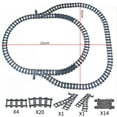 thumbnail image 1 of City High-tech Trains Flexible Tracks Forked Straight Curved Rails Crossing Switch Building Block Bricks Creative Toys for kids, 1 of 10