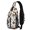 Happy Thanksgiving Heart Cornucopia, variant on Happy Thanksgiving Heart Cornucopia Sling Backpack, Cycling Sling Bag with Earphone Port, Adjustable Strap Gift Ideas for Holiday Birthday Gifts