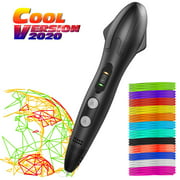BeTIM-3D-Pen-for-Kids-Adults W 12 Colors PLA Filament Refills,Mat,3D Art Printing Printer Pens with LCD Screen