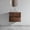 Walnut, variant on Wall Mount 24-Inch Walnut Bathroom Vanity with Ceramic Sink, Floating Design for Modern Bathrooms, Pre-Assembled Storage Cabinet with One-Piece Basin No Drain, Silent Drawers & Eco-Friendly Materials