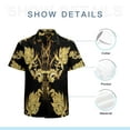 thumbnail image 7 of High Quality Hawaiian Shirts for Men Short Sleeve Aloha Beach Shirt Floral Summer Casual Button Down Shirts Blouses HICDCD, 7 of 7