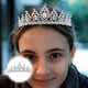 thumbnail image 4 of KAKOWELY Tiaras de boda con diamantes de imitación, corona nupcial con diamantes de imitación, corona para mujer y niña, tiara para fiesta, 4 of 5