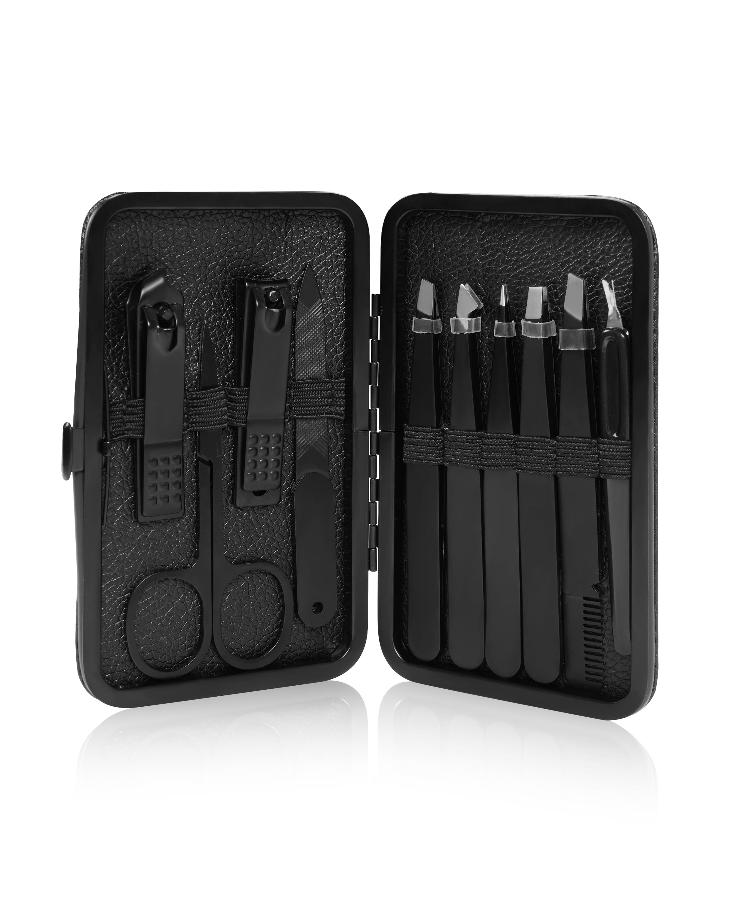 Tweezers Set, with Nail Clippers (10 Pack), Tweezers, Tweezer Kit