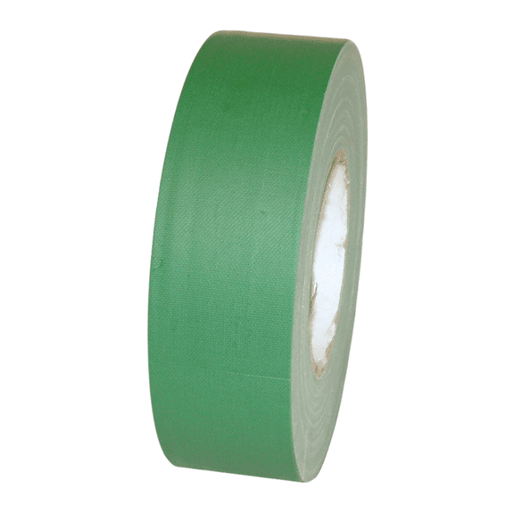 JVCC Low Gloss Gaffer-Style Duct Tape (J90): 2 in. (48mm actual) x 60 yds. (Dark Green)