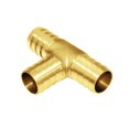 thumbnail image 1 of Joywayus 5/8"" Manguera Barb Tee T 3 vías Unión Intersección/Latón Dividido Agua/Combustible/Aire, 1 of 5