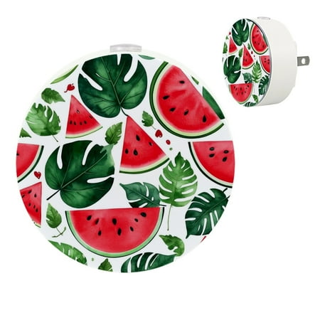 

YZUOUZY Lamp for Bedroom Bedroom Lamp Bedside Lamps Set of 2 Leaves Watermelon Slices