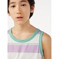 thumbnail image 6 of Free Assembly Boys Cotton Jersey Tank Tops, 2 Pack, Sizes 4-18, 6 of 7