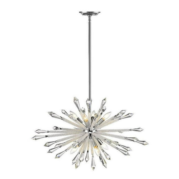 8 Light Chandelier in Contemporary Style 31.5 inches Wide By 18.25 inches High Bailey Street Home 372-Bel-2750652