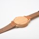 thumbnail image 5 of EeaseMX Reloj de madera natural con correa de cuero, estilo casual vintage para hombre, con caja (superficie de arce)., 5 of 7