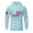 38#Sky Blue, variant on 4th Of July Oversized Hoodies for Men Vintage American Flag Graphic Fall Men's Sweatshirts Long Sleeve Drawstring Hood Kangaroo Pocket Sky Blue 3XL