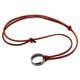 thumbnail image 2 of Rings Pendants Cord Chain Necklace [Yue Xinghui] Processed Intellectual Property ZH Vintage Mysterious Ring Necklace Adjustable Leather Rope Necklace ANGGREK Ropa, 2 of 6