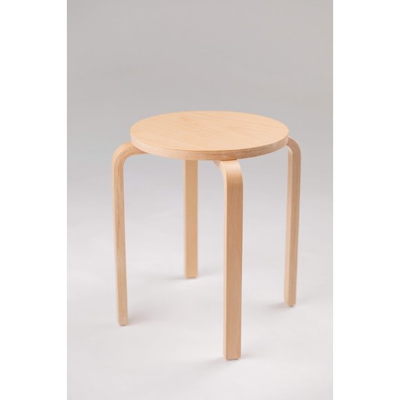 CHK Stool Scandi | Stackable Stools | Set of 2 | Multipurpose Stool or Side Table