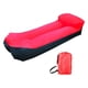 thumbnail image 4 of Tumbona inflable, sofá inflable, regalos para exteriores, colchón de aire perezoso, sofá cama inflable Rojo, 4 of 9