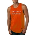thumbnail image 1 of Don’t Let Friends ALone Awareness Mens Graphic Tank Top, Orange, 3XL, 1 of 3