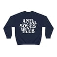 thumbnail image 2 of Anti Social WIVES Club Sweatshirt by Typically Vulgar (with B&W Text), 2 of 2