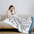 thumbnail image 2 of Healing Throw Blanket with Inspirational Thoughts and Prayers- Religious Christian Gifts for Women Men Soft Inspirational Blankets and Throws 50x60 Inch Perfect Caring Catholic Gift, 2 of 6