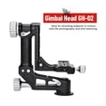 thumbnail image 2 of SUNWAYFOTO GH-02 Gimbal Head Aluminum Load 66 lbs (30 Kgs), 2 of 9