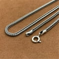thumbnail image 2 of Leander's 925 sterling silver vintage necklace with a dragon bone chain is luxurious yet stylish, perfectly complementing any outfit and perfect for everyday wear., 2 of 5